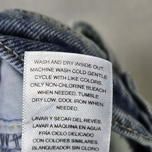 Scoop Jeans Wide Leg Low Slung Women 6 Blue NEW 34 X 28 - Picture 15 of 16